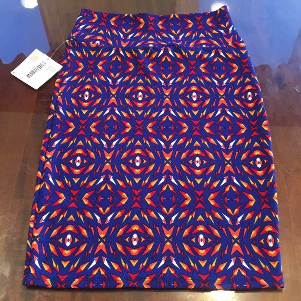 S LuLaRoe Cassie Skirt B06 21
